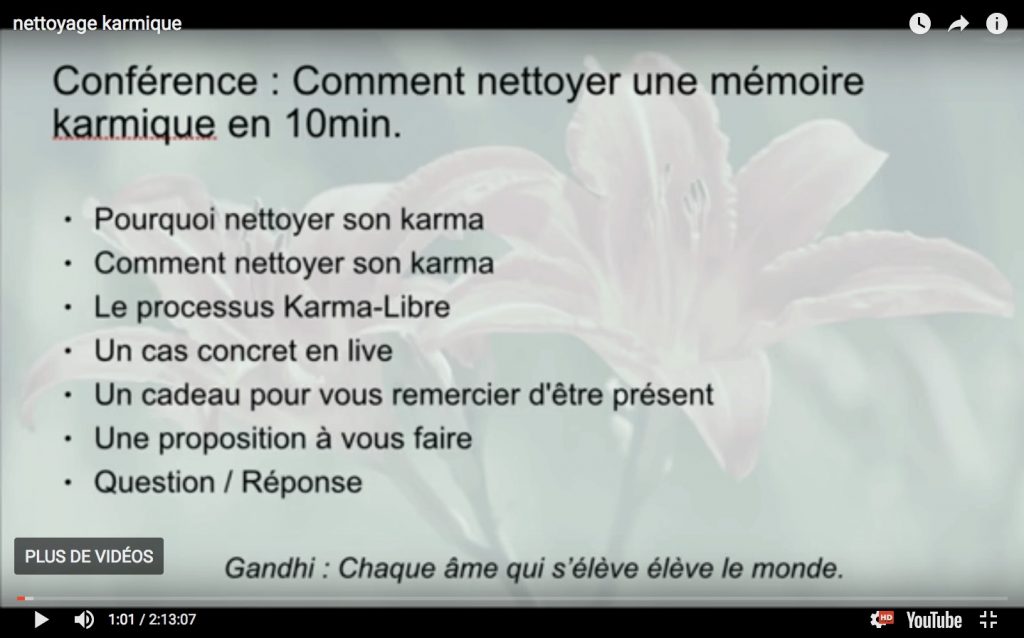 screenshot-conf-karma-libre nettoyer son karma