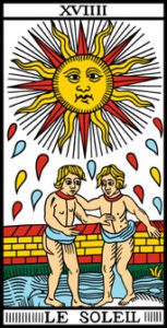 le tarot de marseille 19 le soleil